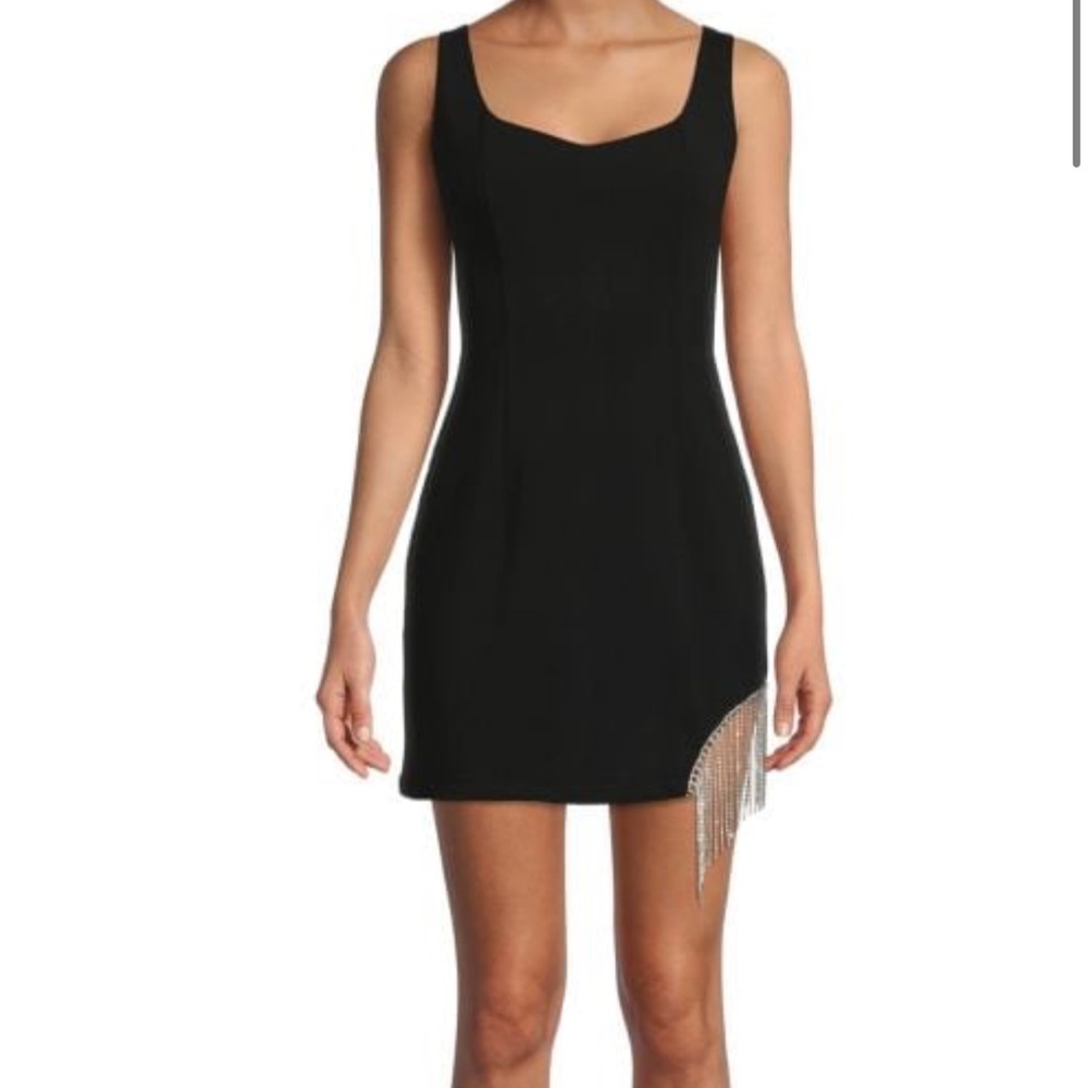 Embellished Mini Bodycon Dress